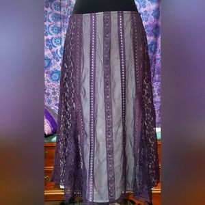Free People Sheer Lace Skirt Sz 9/10